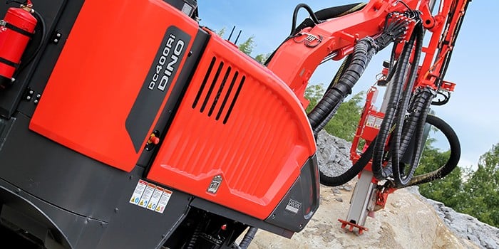 The Dino DC400Ri combining the best features in one surface drill rig 