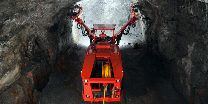 Sandvik tunneling jumbos 