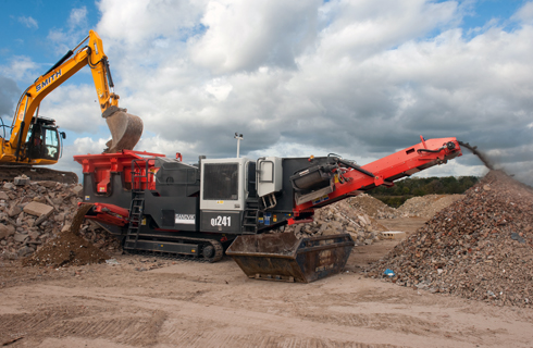 QJ241 Mobile jaw crusher 