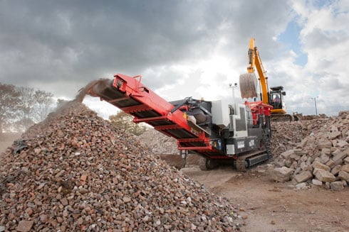 QJ241 mobile jaw crusher 