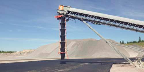 Global launch of new WE6000i telescopic chute at Hillhead 