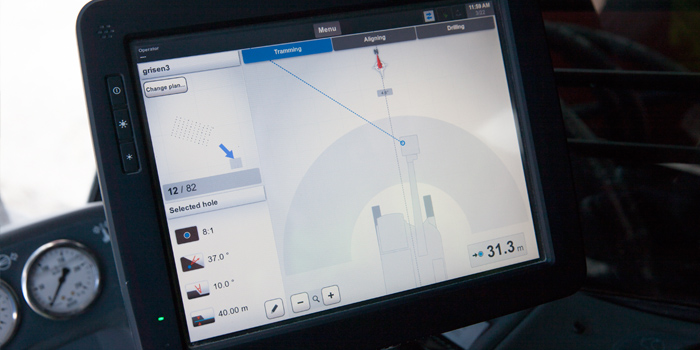 Satellite-based drill rig navigation cuts costs Sandvik TIM3D: Pacesetter in usability, accuracy and speed